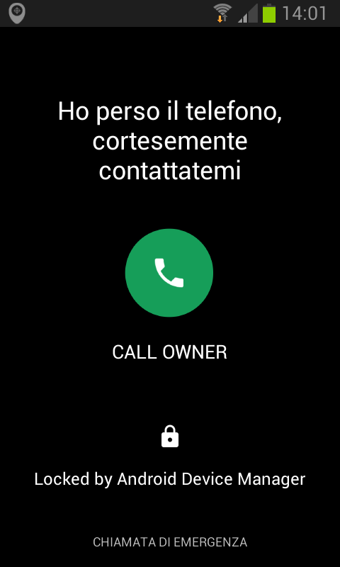 Telefono perso: cosa fare per farsi richiamare con Android