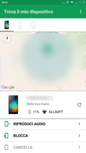 Gestione dispositivi Android: si rinnova l'app per trovare i propri device