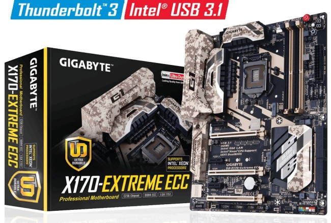 Gigabyte X170 Extreme ECC abbraccia Thunderbolt 3