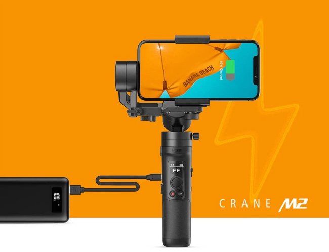 Stabilizzatori per smartphone e fotocamere CRANE-M2, proiettore Xiaomi XGIMI in offerta