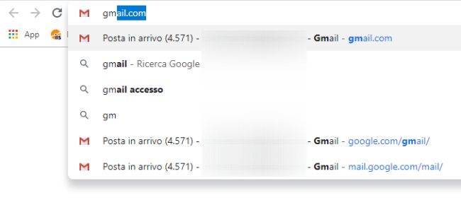 Gmail accesso veloce da PC, browser e smartphone
