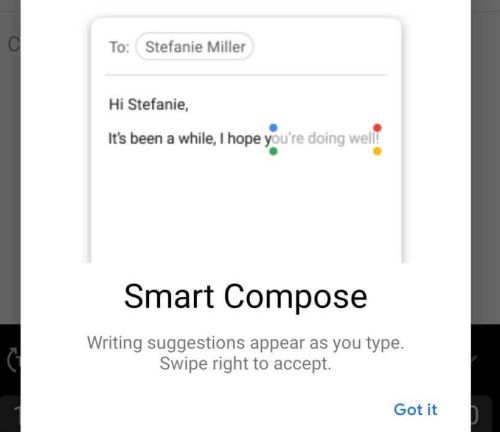Scrittura intelligente in arrivo su Gmail per Android: cos'è e come funziona