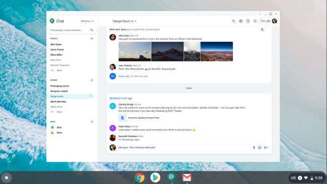 Google Chat diventa un'applicazione PWA utilizzabile da Chrome