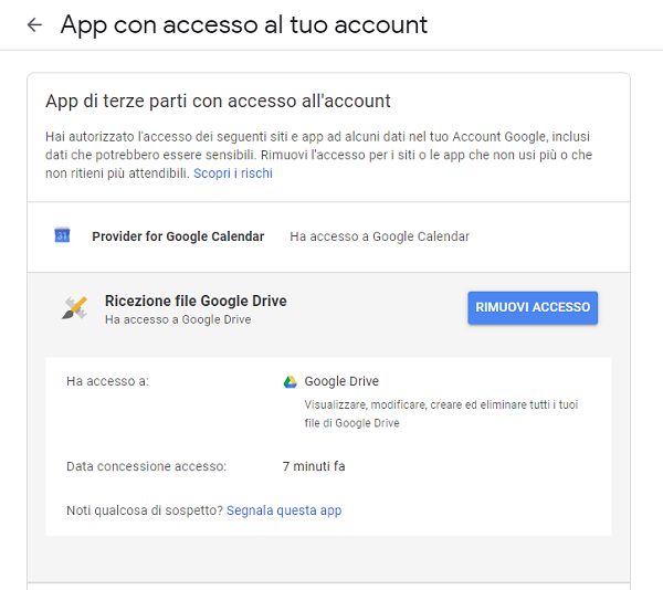 Google Drive: come ricevere file da altri utenti