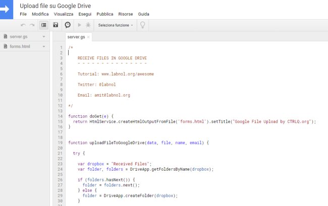 Google Drive: come ricevere file da altri utenti