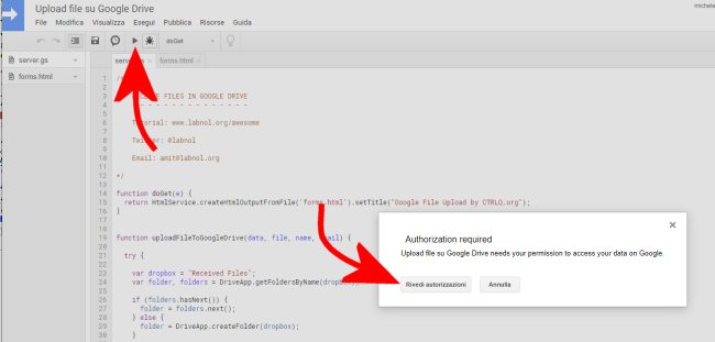 Google Drive: come ricevere file da altri utenti