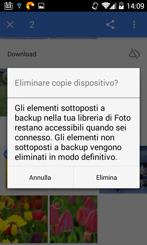 Google Foto: come funziona il backup