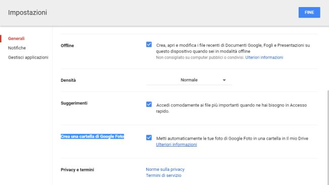 Google Foto e Drive saranno separati a partire dal 10 luglio