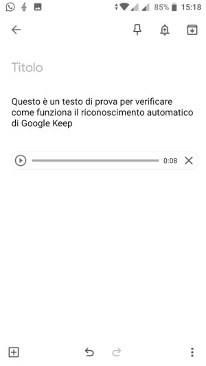 Google Keep: per gestire promemoria e note, con OCR e riconoscimento vocale