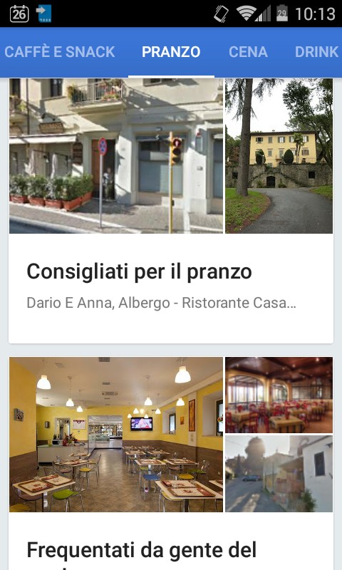 Google Maps fa scoprire i migliori locali della zona