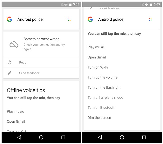 Google Now si potrà usare anche offline