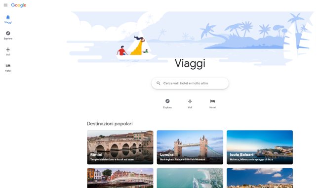 Google presenta un nuovo strumento per pianificare viaggi