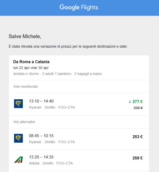 Google Voli ovvero come risparmiare sui viaggi in aereo