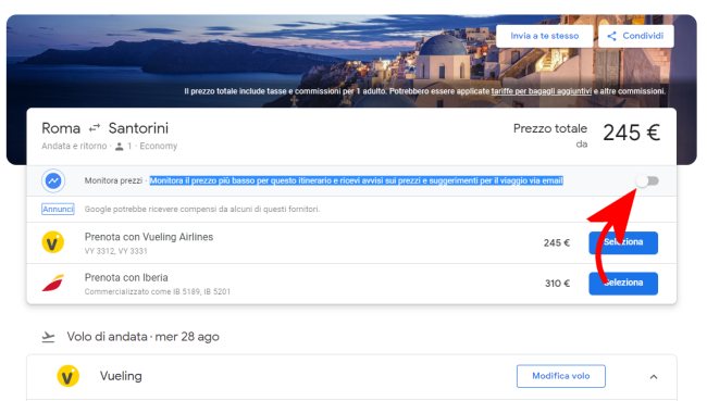 Google Voli ovvero come risparmiare sui viaggi in aereo