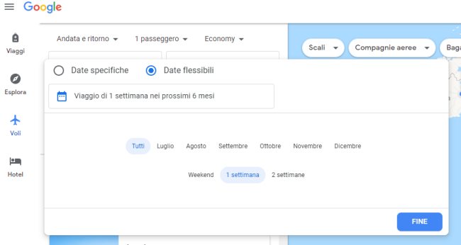 Google Voli ovvero come risparmiare sui viaggi in aereo