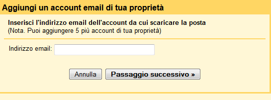 Importare altri account email in Gmail