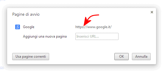 Perché accanto all'indirizzo www.google.it compare la stringa gws_rd=ssl?