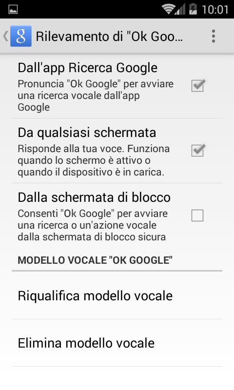 Google Now ovunque: i comandi in italiano
