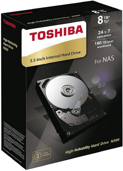 Hard disk da 8 e 4 TB da usare nei server NAS