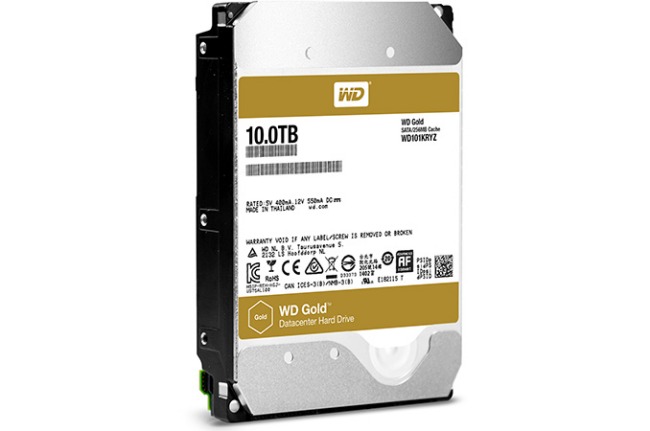 Western Digital, nuovo hard disk a elio da 10 TB