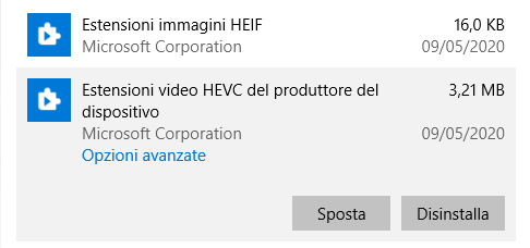 HEIC e HEVC: come aprire i due formati di file con Windows 10