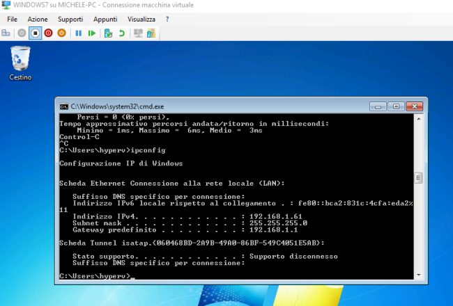 Hyper-V, differenze tra gli switch virtuali
