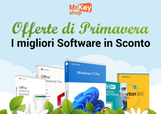 I migliori software in sconto del 2022. Le offerte di primavera Mr Key Shop