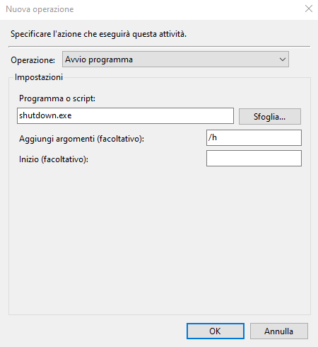 Come spegnere o ibernare automaticamente il PC quando non in uso