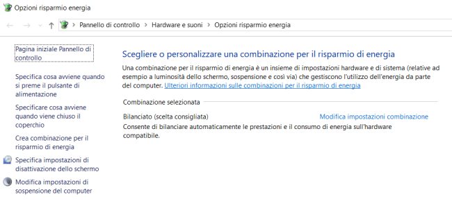 Ibernazione: come attivarla automaticamente quando l'autonomia risulta ridotta