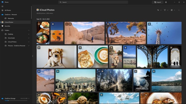Windows 11: l'app Foto si integra con Apple iCloud