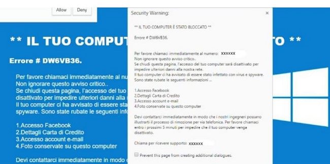 Il tuo computer è stato bloccato: come funziona la nuova truffa