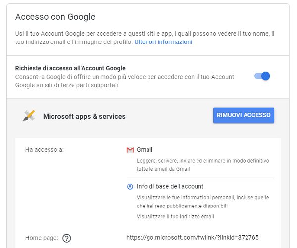 IMAP Gmail: come configurare Outlook
