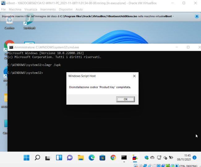 Avviare il backup di un computer Windows su un altro PC