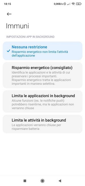 Se Immuni non funziona, quali sono le impostazioni da controllare su Android