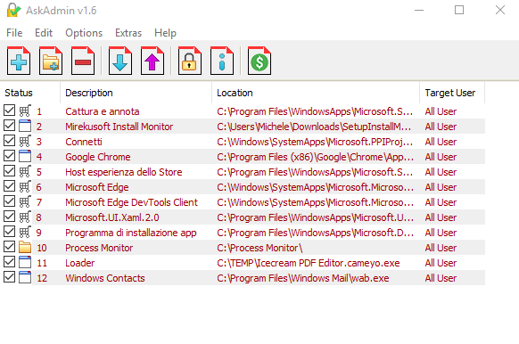 Come impedire l'esecuzione di programmi Windows