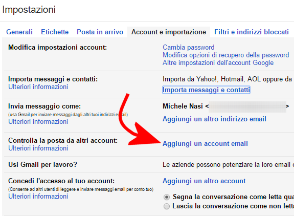 Come importare account e-mail in Outlook.com in Gmail o in altri servizi