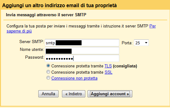 Importare altri account email in Gmail