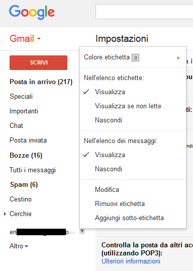 Importare altri account email in Gmail