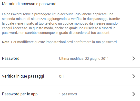 Impostazioni account Google, scoprire anche quelle meno conosciute