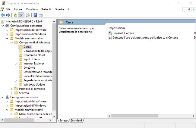 Messaggio Alcune impostazioni sono gestite dall'organizzazione in Windows 10