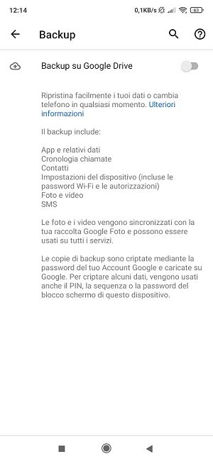 Impostazioni Google Android, quali sono le più importanti