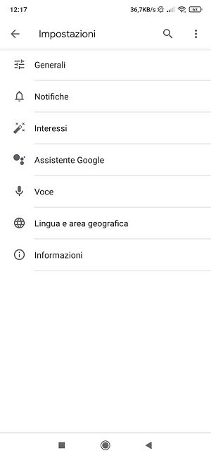 Impostazioni Google Android, quali sono le più importanti