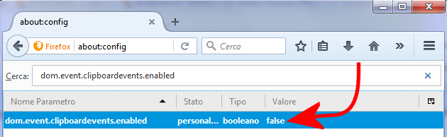 Incollare password e nomi utente nel browser