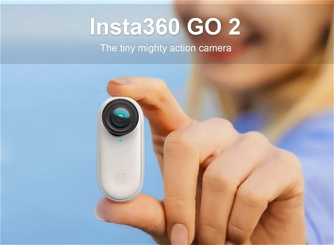 Action camera più piccola al mondo: Insta360 Go 2. Potente e versatile