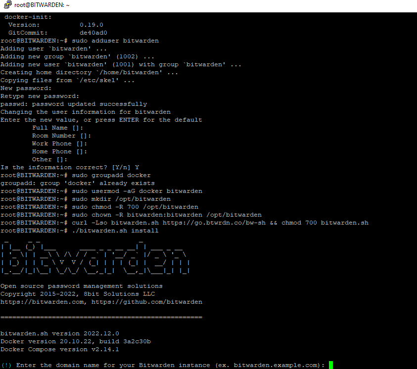 Bitwarden, come installare il password manager su server