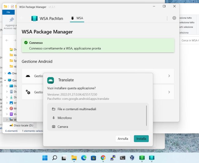 Windows 11: debuttano le app Android, Amazon AppStore, alcune novità nella barra delle applicazioni e altro ancora