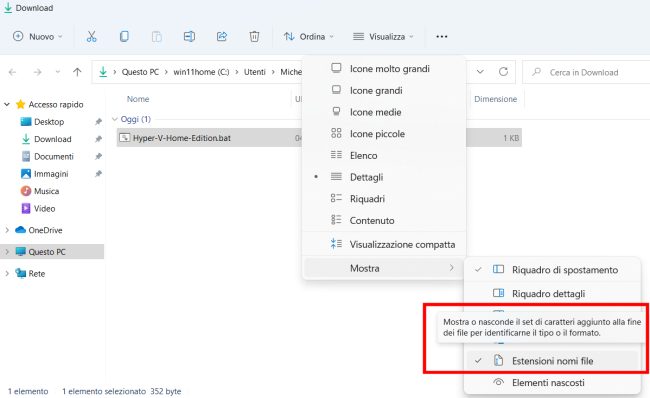 Come installare Hyper-V in Windows 10 e 11 Home