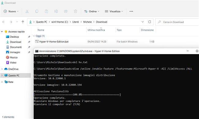 Come installare Hyper-V in Windows 10 e 11 Home