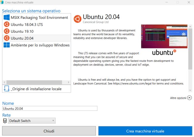 Come installare Linux su Windows