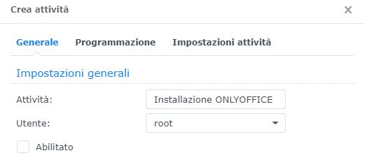 Integrare ONLYOFFICE e Nextcloud su un NAS Synology